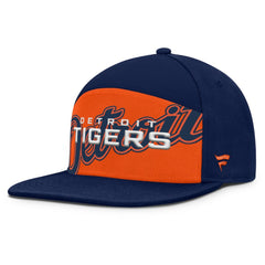 Detroit Tigers Fanatics Clubhouse Splitter Snapback Hat - Navy/Orange Hats