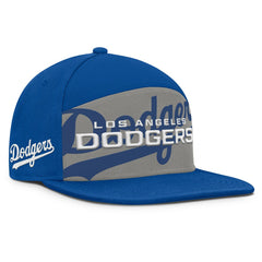 Los Angeles Dodgers Fanatics Clubhouse Splitter Snapback Hat - Royal/Gray Hats
