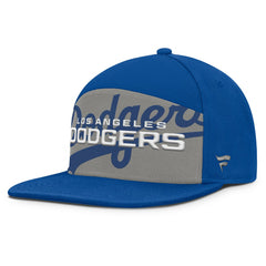 Los Angeles Dodgers Fanatics Clubhouse Splitter Snapback Hat - Royal/Gray Hats