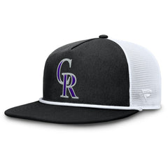 Colorado Rockies Fanatics Clubhouse Change Up Snapback Hat - Black/White Hats