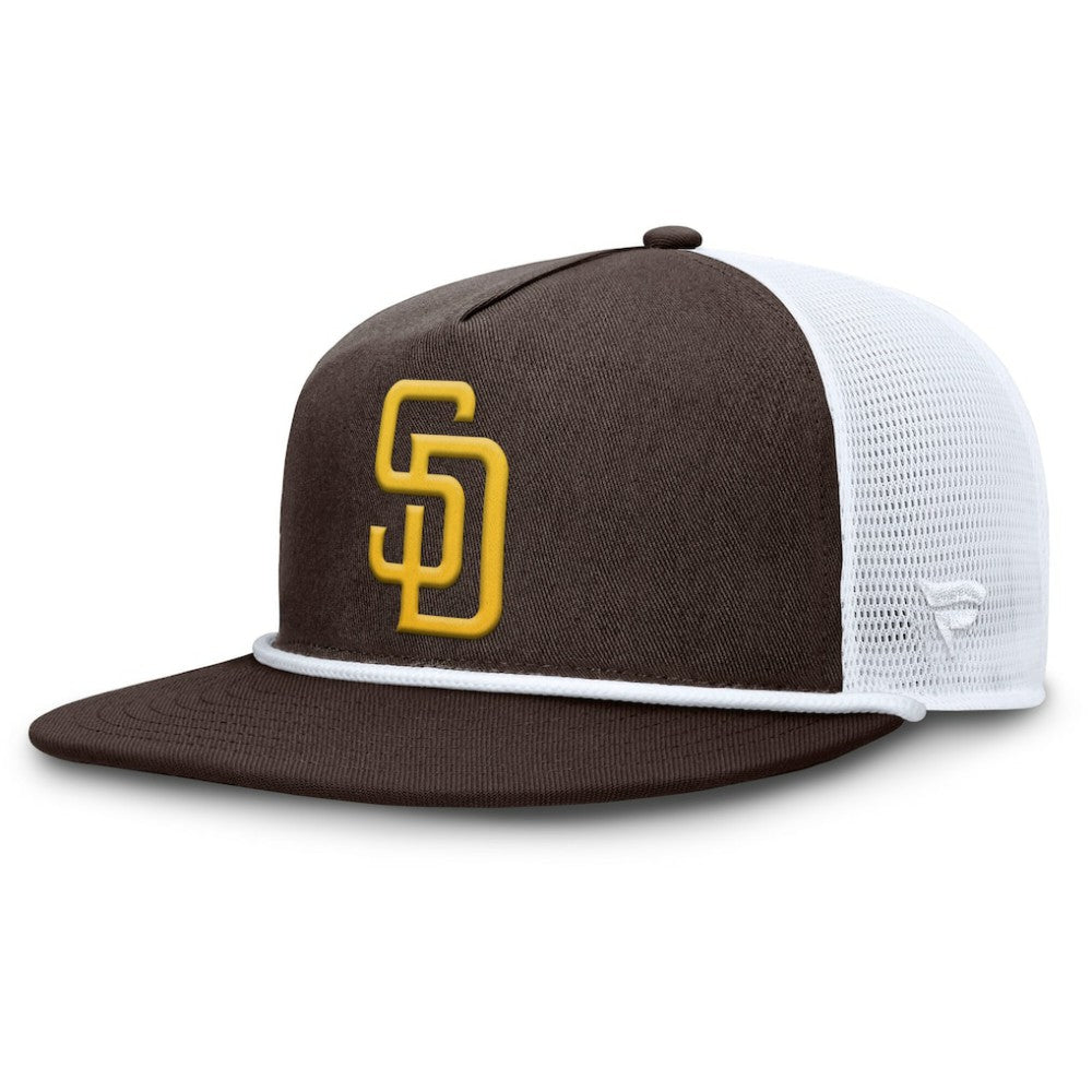 San Diego Padres Fanatics Clubhouse Change Up Snapback Hat - Brown/White Hats