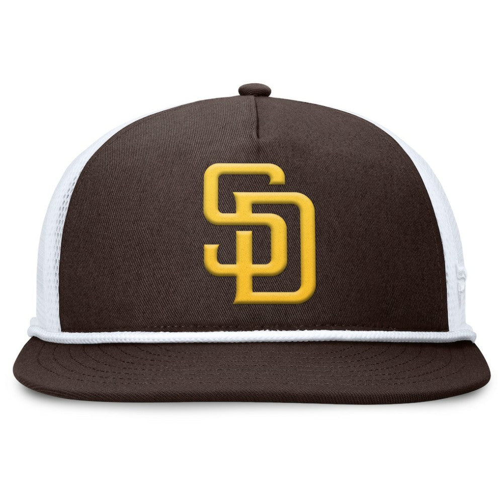 San Diego Padres Fanatics Clubhouse Change Up Snapback Hat - Brown/White Hats