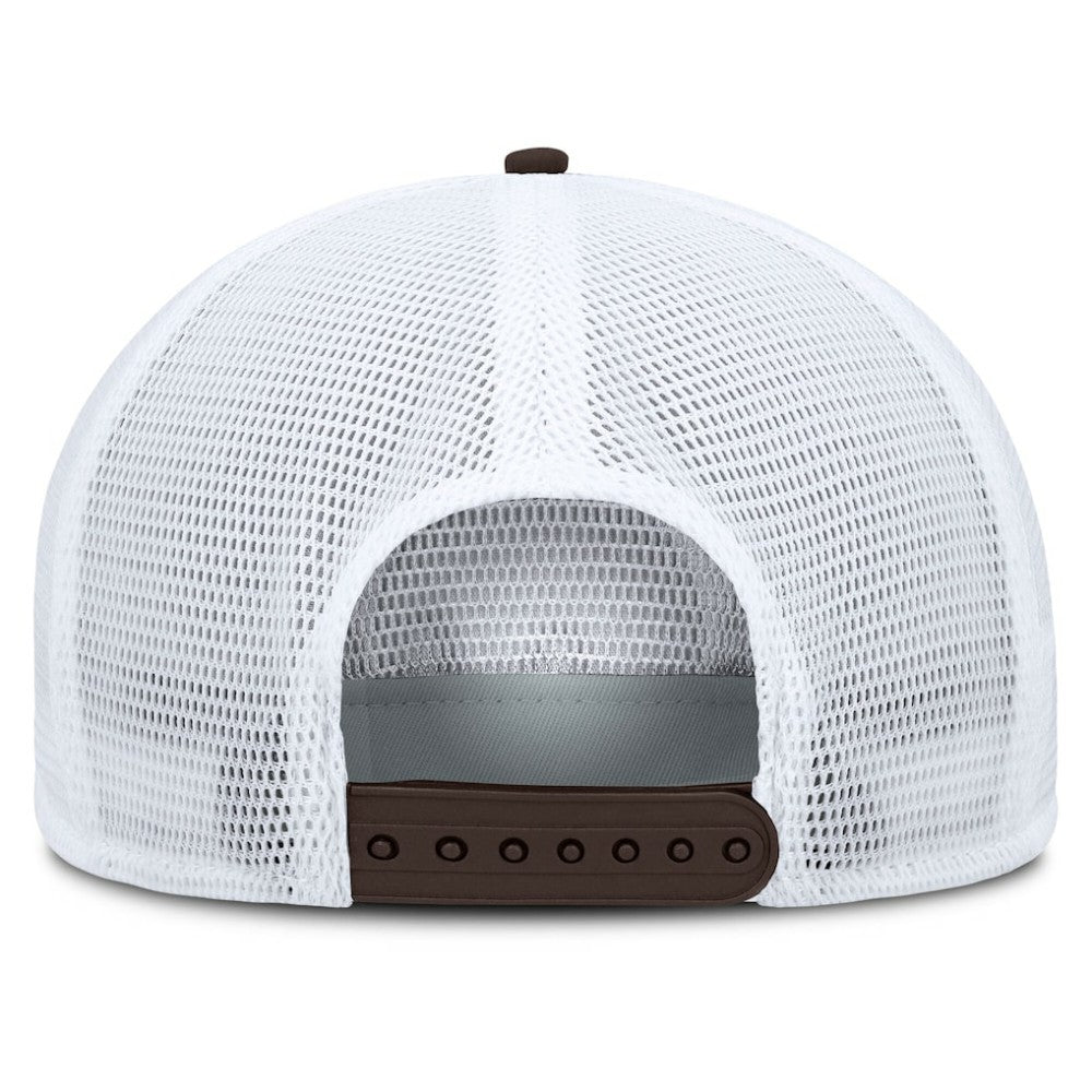 San Diego Padres Fanatics Clubhouse Change Up Snapback Hat - Brown/White Hats