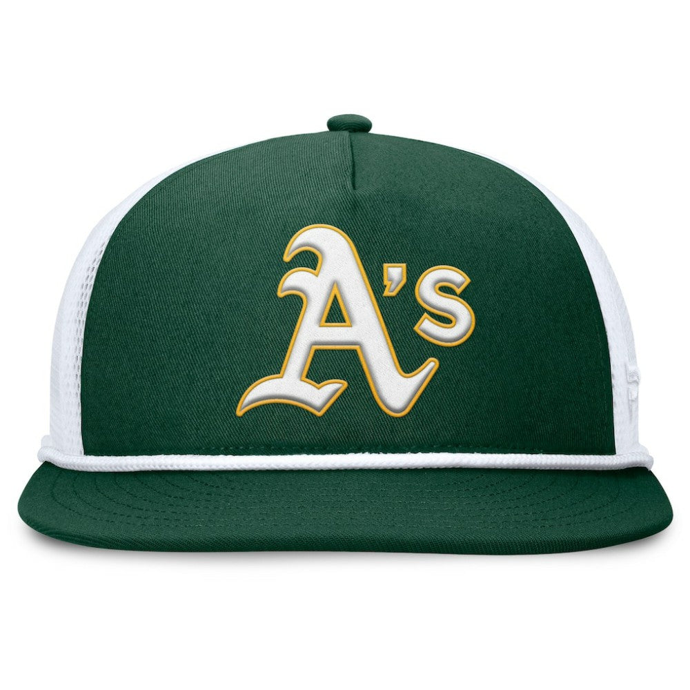 Athletics Fanatics Clubhouse Change Up Snapback Hat - Green/White Hats