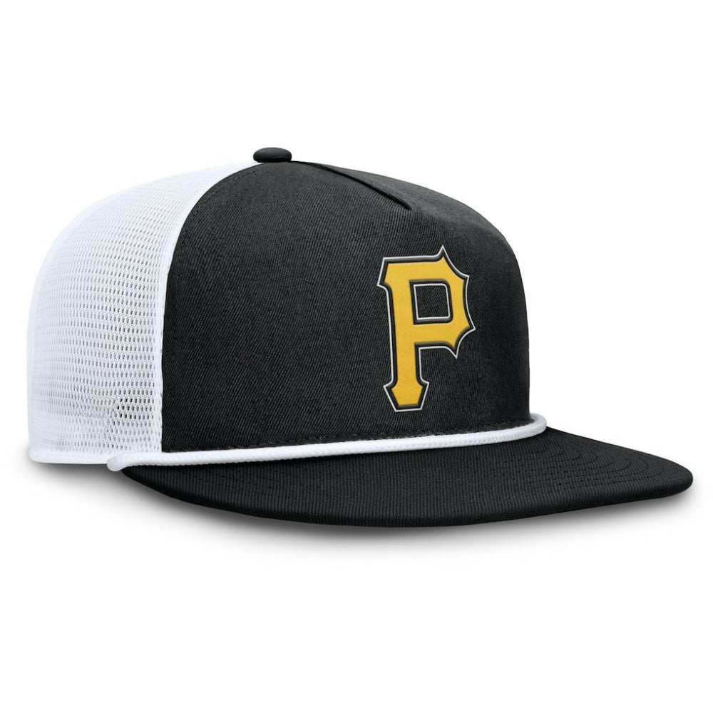 Pittsburgh Pirates Fanatics Clubhouse Change Up Snapback Hat - Black/White Hats