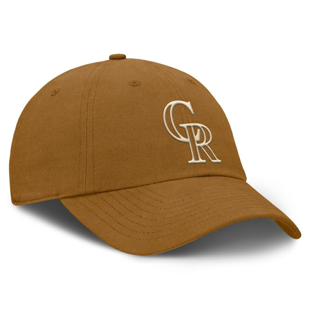 Colorado Rockies Fanatics Act Natural Chopper Adjustable Hat - Brown Hats