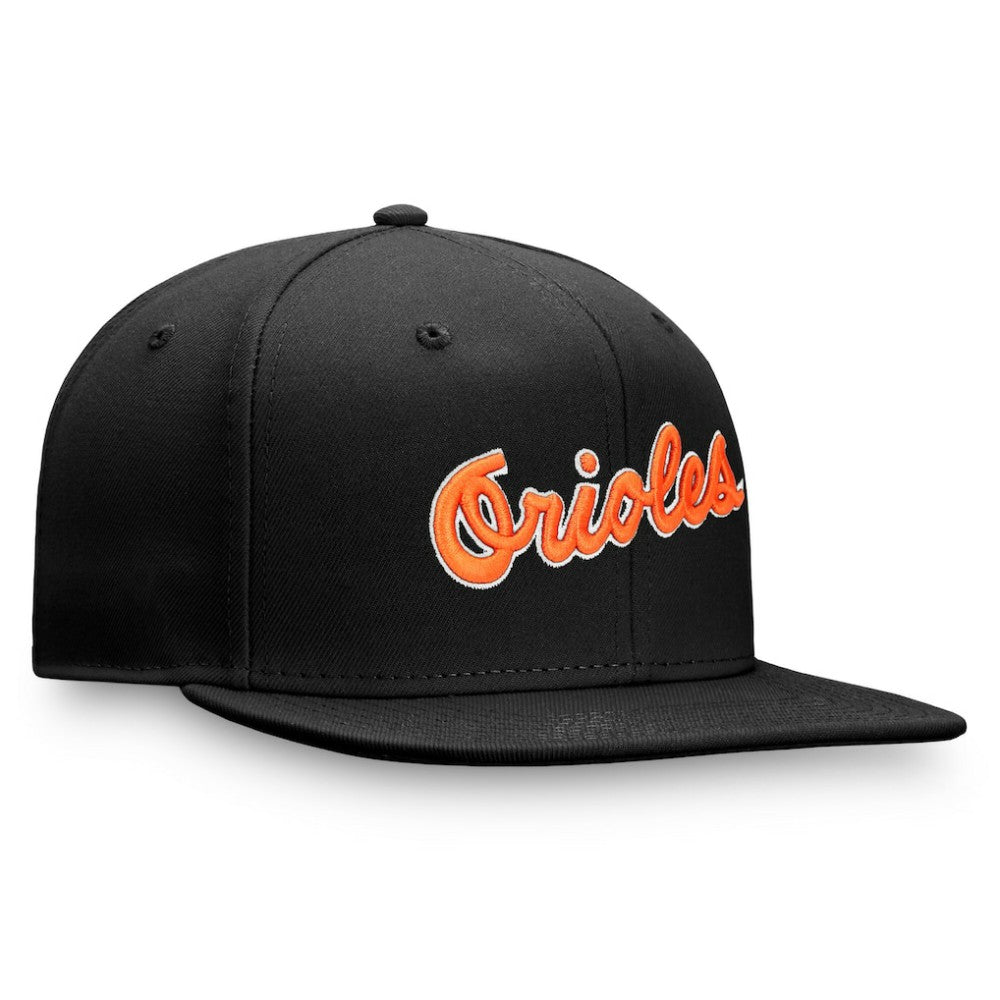 Baltimore Orioles Fanatics Cooperstown Collection Core Fitted Hat - Black Hats