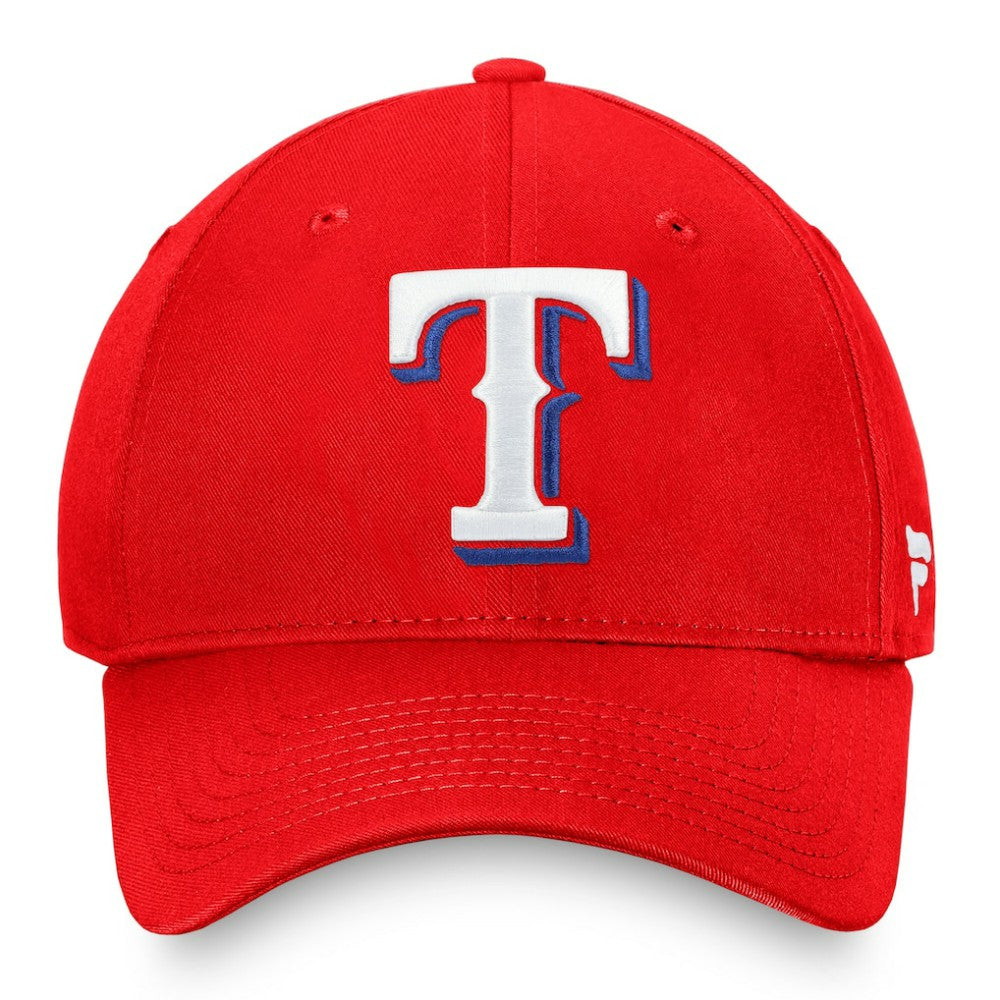 Texas Rangers Fanatics Core Adjustable Hat - Red Hats