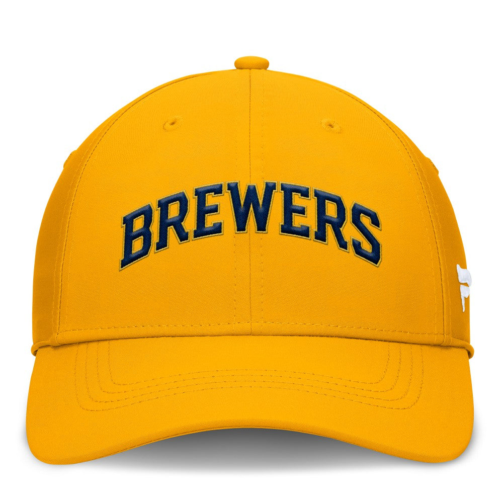 Milwaukee Brewers Fanatics Core Flex Hat - Gold Hats
