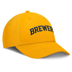 Milwaukee Brewers Fanatics Core Flex Hat - Gold Hats
