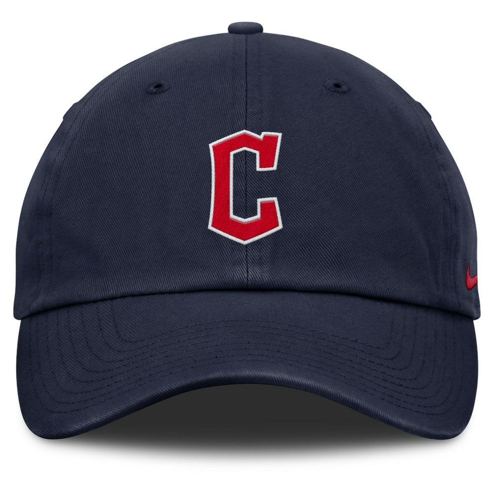 Cleveland Guardians Nike Club Adjustable Hat - Navy Hats
