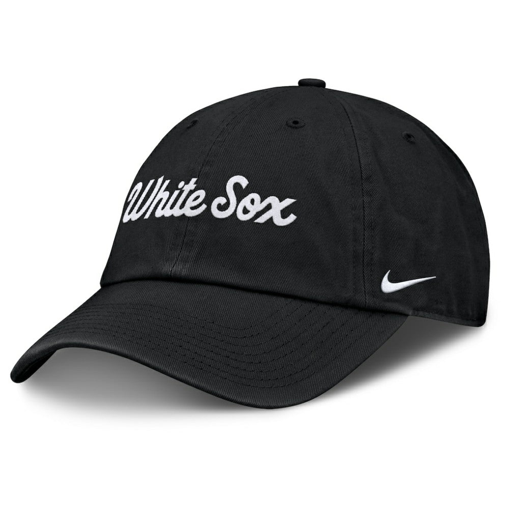 Chicago White Sox Nike Club Adjustable Hat - Black Hats