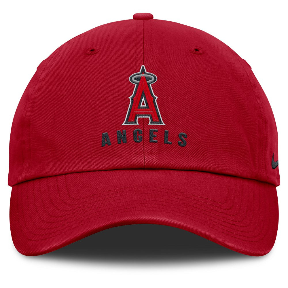 Los Angeles Angels Nike Club Adjustable Hat - Red Hats
