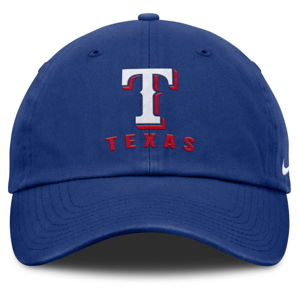 Texas Rangers Nike Club Adjustable Hat - Royal Hats