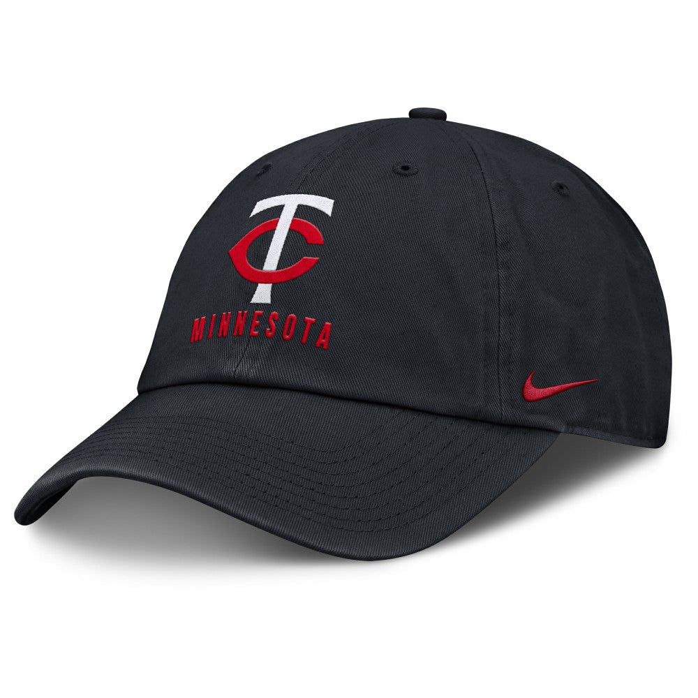 Minnesota Twins Nike Club Adjustable Hat - Navy Hats