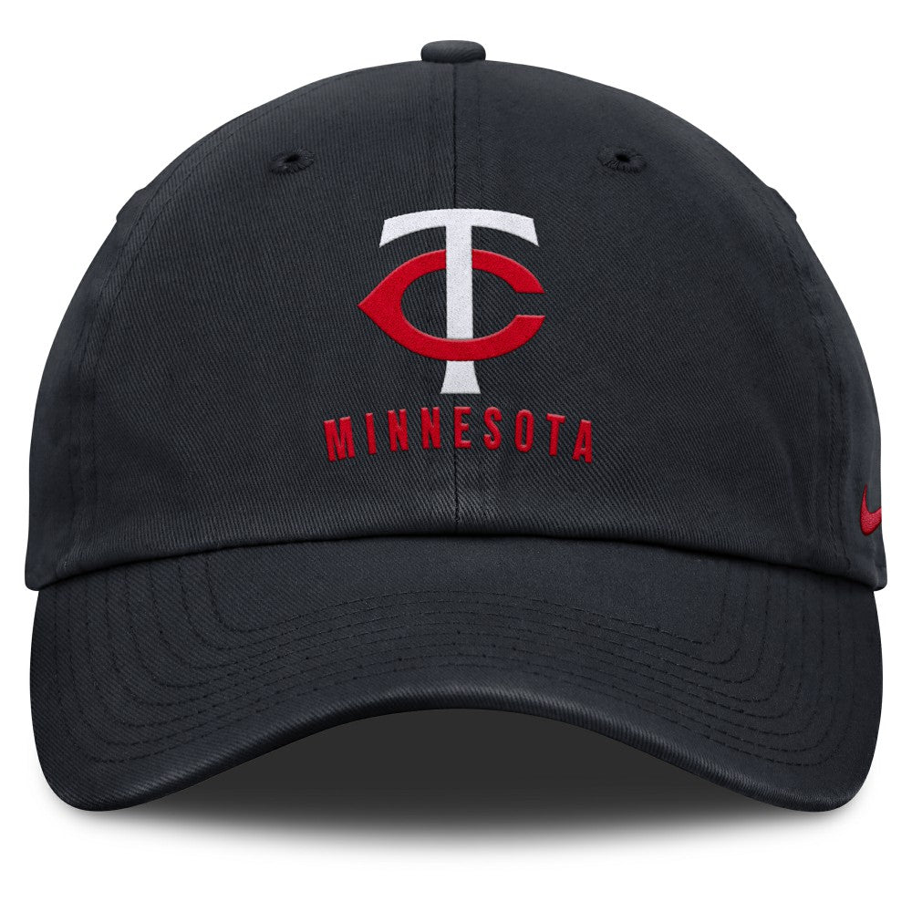 Minnesota Twins Nike Club Adjustable Hat - Navy Hats
