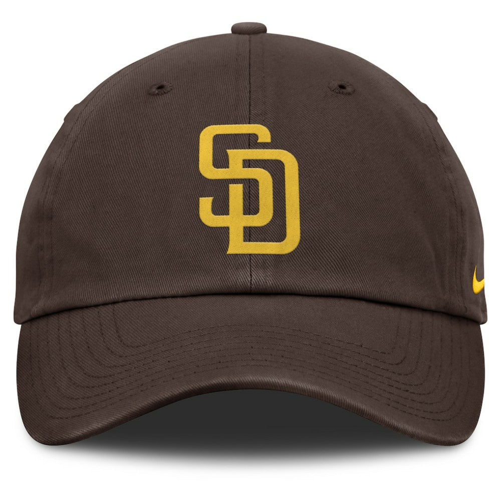 San Diego Padres Nike Club Adjustable Hat - Brown Hats