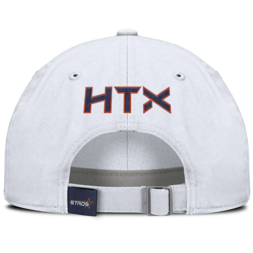 Houston Astros Nike Unisex 2025 City Connect Club Adjustable Hat - White Hats