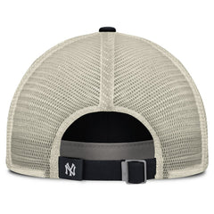 New York Yankees Nike Cooperstown Collection Club Trucker Adjustable Hat - Navy/Natural Hats