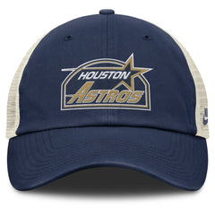 Houston Astros Nike Cooperstown Collection Club Trucker Adjustable Hat - Navy/Natural Hats