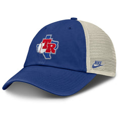 Texas Rangers Nike Cooperstown Collection Club Trucker Adjustable Hat - Royal/Natural Hats