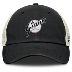 San Francisco Giants Nike Cooperstown Collection Club Trucker Adjustable Hat - Black/Natural Hats