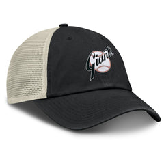 San Francisco Giants Nike Cooperstown Collection Club Trucker Adjustable Hat - Black/Natural Hats