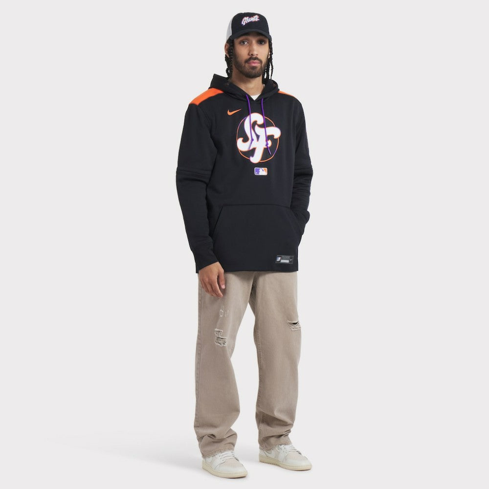 San Francisco Giants Nike Unisex 2025 City Connect Club Adjustable Trucker Hat -  Black/White Hats