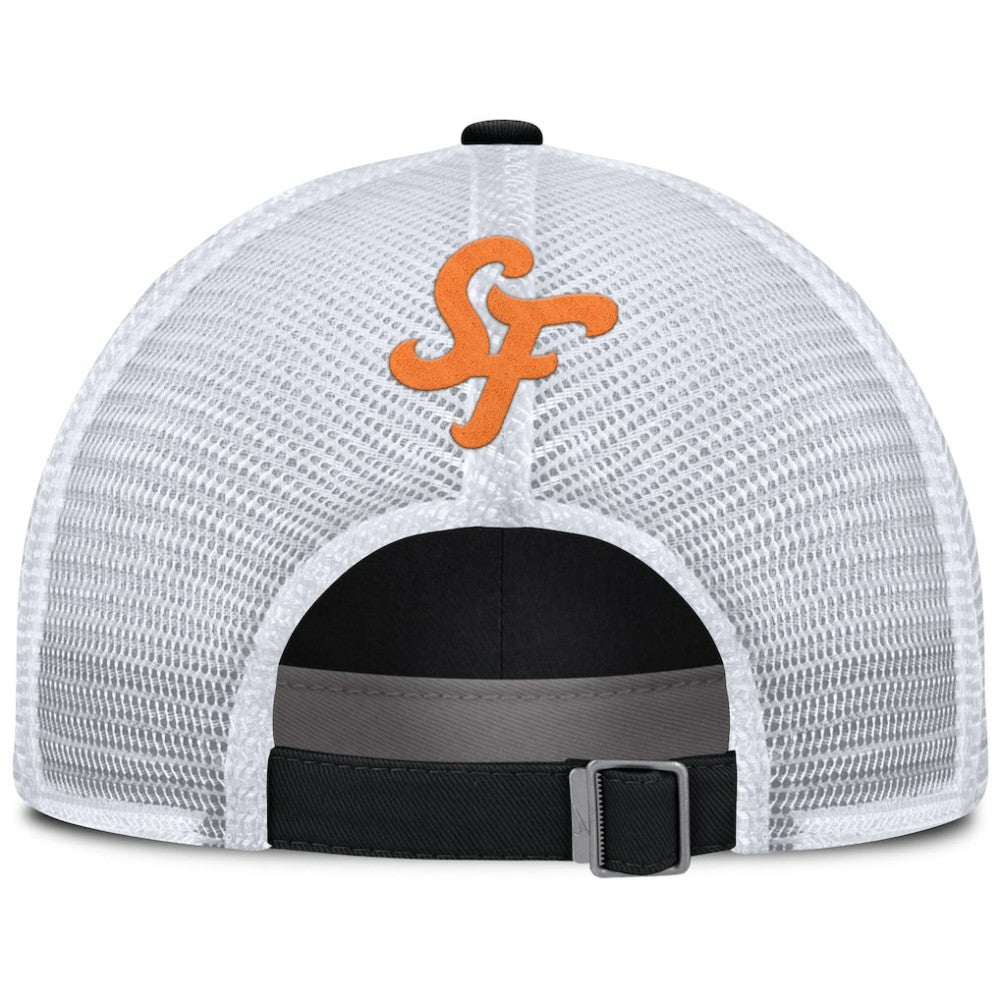 San Francisco Giants Nike Unisex 2025 City Connect Club Adjustable Trucker Hat -  Black/White Hats