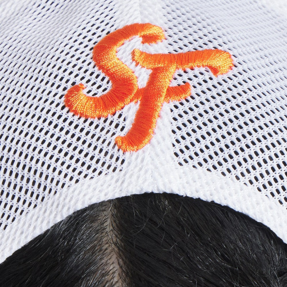San Francisco Giants Nike Unisex 2025 City Connect Club Adjustable Trucker Hat -  Black/White Hats