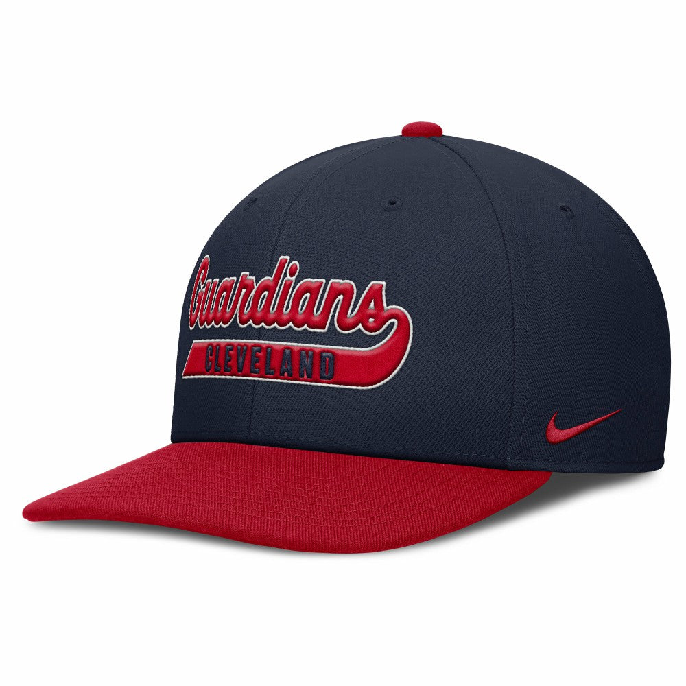 Cleveland Guardians Nike Pro Performance Snapback Hat - Navy/Red Hats