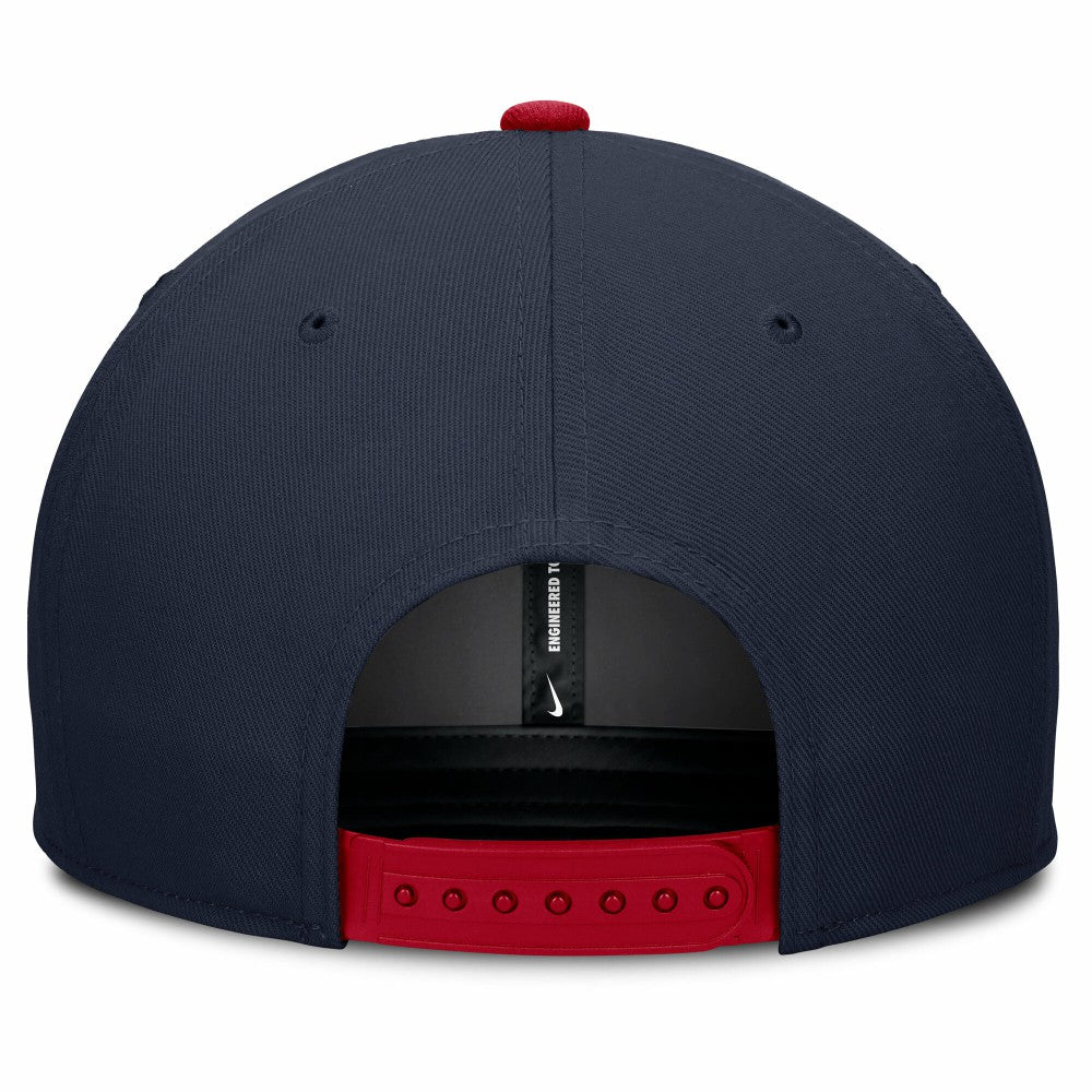 Cleveland Guardians Nike Pro Performance Snapback Hat - Navy/Red Hats