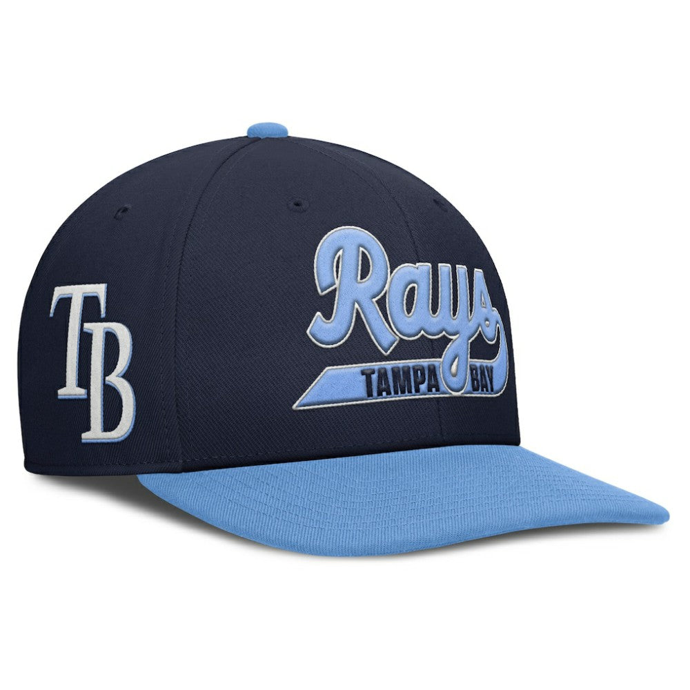 Tampa Bay Rays Nike Pro Performance Snapback Hat - Navy/Light Blue Hats