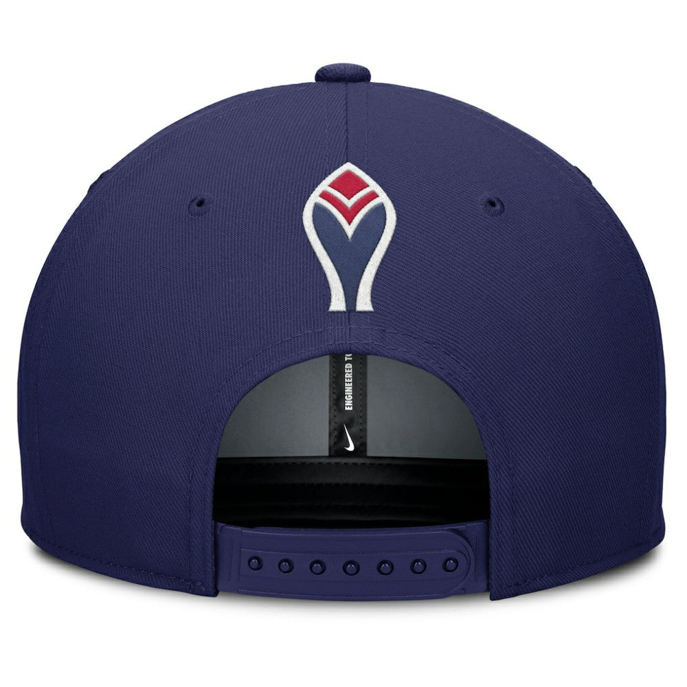 Atlanta Braves Nike Pro Performance Snapback Hat - Gray/Royal Hats