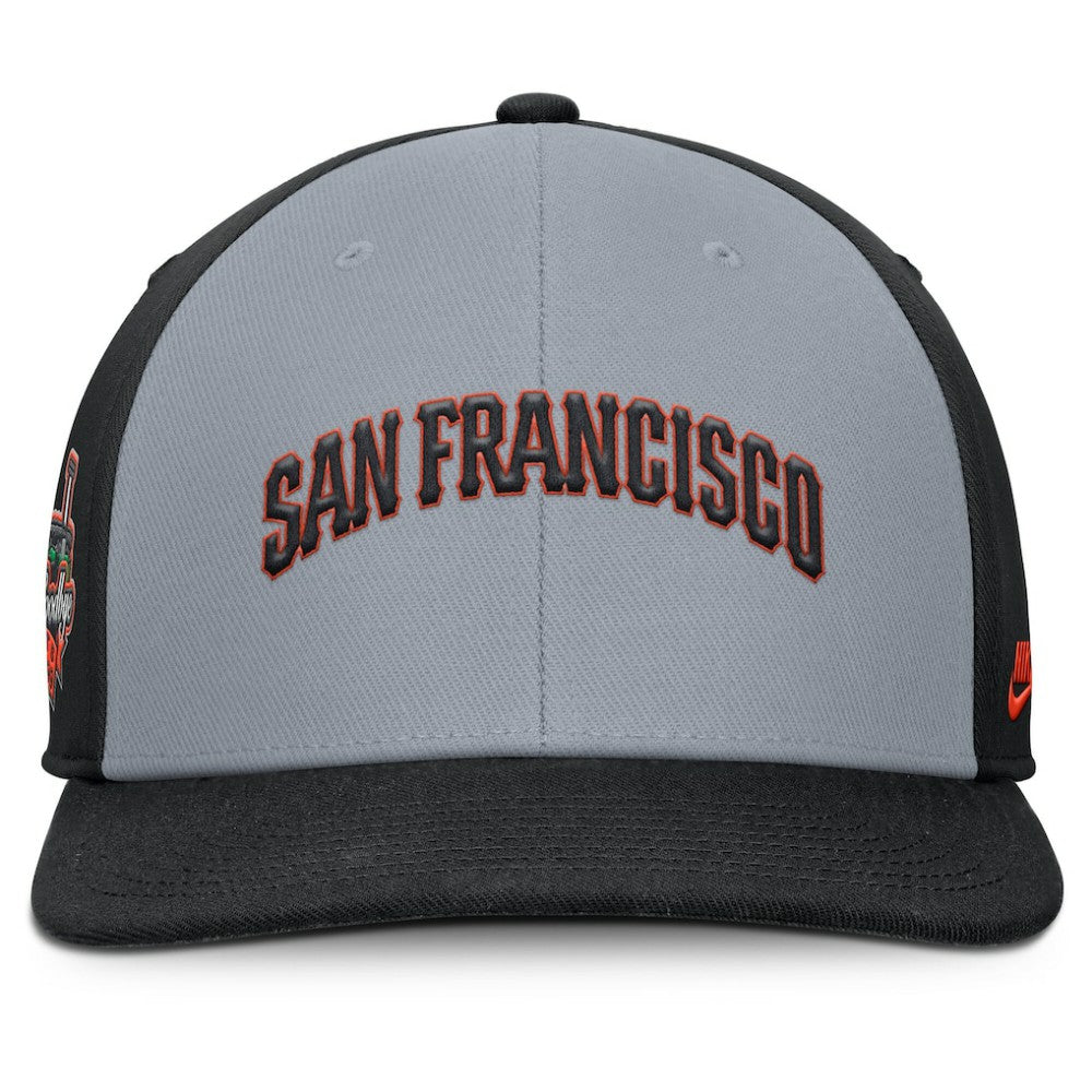 San Francisco Giants Nike Pro Performance Snapback Hat - Gray/Black Hats