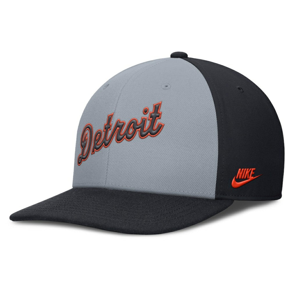 Detroit Tigers Nike Pro Performance Snapback Hat - Gray/Navy Hats