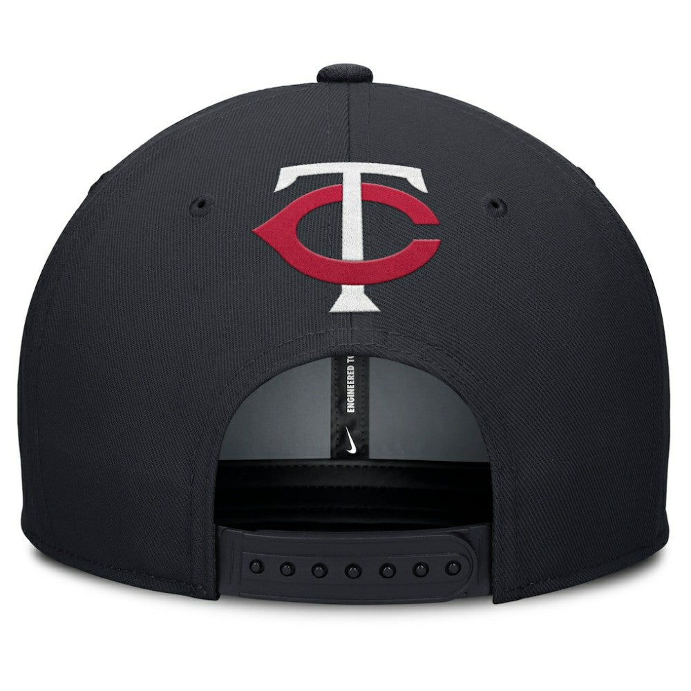 Minnesota Twins Nike Pro Performance Snapback Hat - Gray/Navy Hats