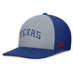 Texas Rangers Nike Pro Performance Snapback Hat - Gray/Royal Hats