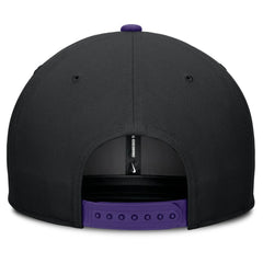 Colorado Rockies Nike Pro Performance Snapback Hat - Black/Purple Hats
