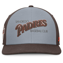 San Diego Padres Nike Pro Performance Snapback Hat - Gray/Brown Hats