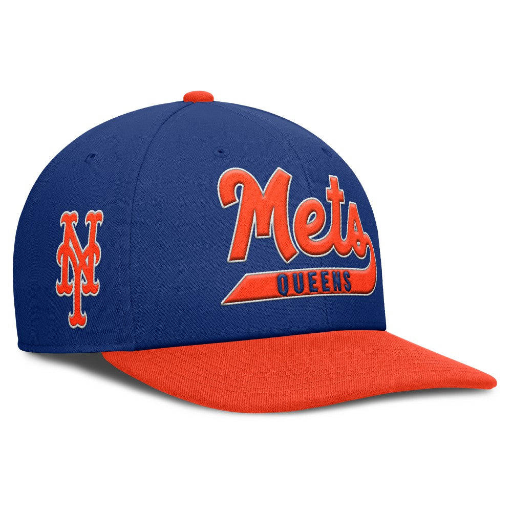 New York Mets Nike Pro Performance Snapback Hat - Royal/Orange Hats