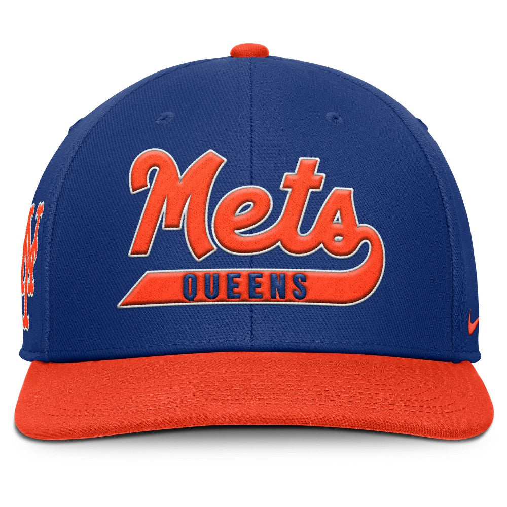 New York Mets Nike Pro Performance Snapback Hat - Royal/Orange Hats