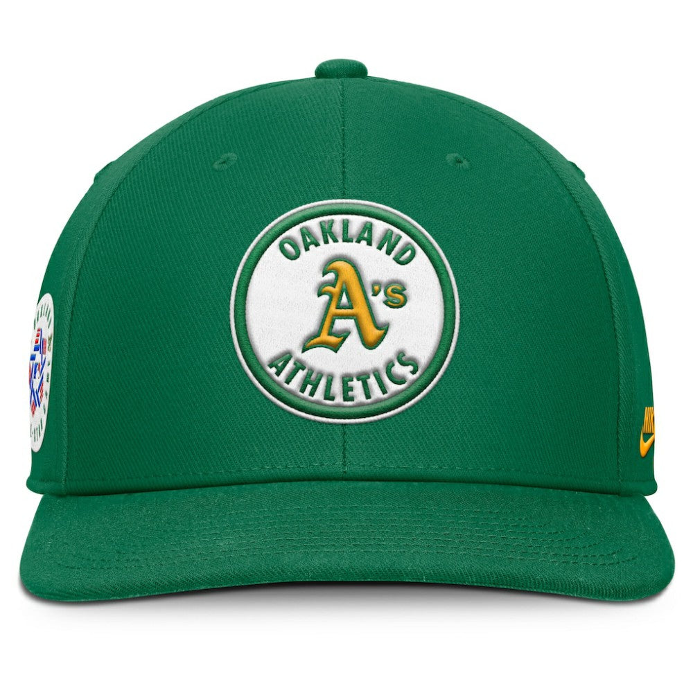 Athletics Nike Pro Performance Snapback Hat - Green Hats