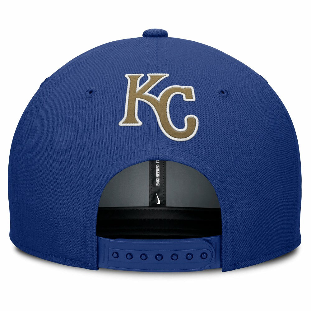 Kansas City Royals Nike Pro Performance Snapback Hat - Gray/Royal Hats