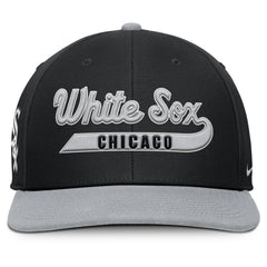 Chicago White Sox Nike Pro Performance Snapback Hat - Black/Gray Hats