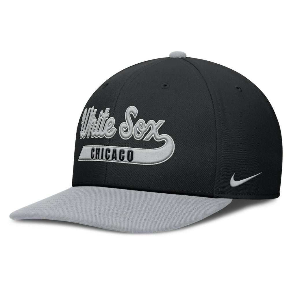 Chicago White Sox Nike Pro Performance Snapback Hat - Black/Gray Hats
