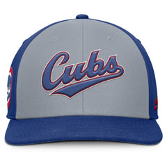 Chicago Cubs Nike Pro Performance Snapback Hat - Gray/Royal Hats