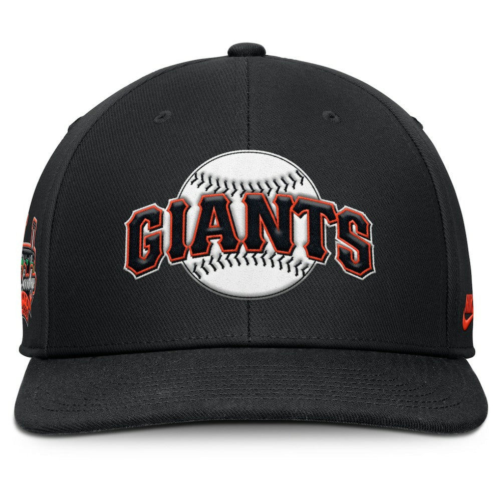 San Francisco Giants Nike Pro Performance Snapback Hat - Black Hats