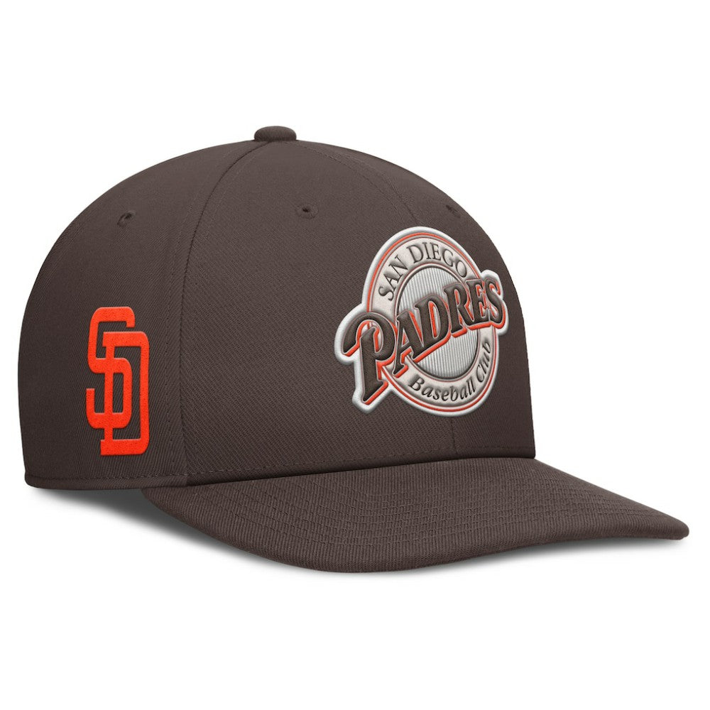 San Diego Padres Nike Pro Performance Snapback Hat - Brown Hats
