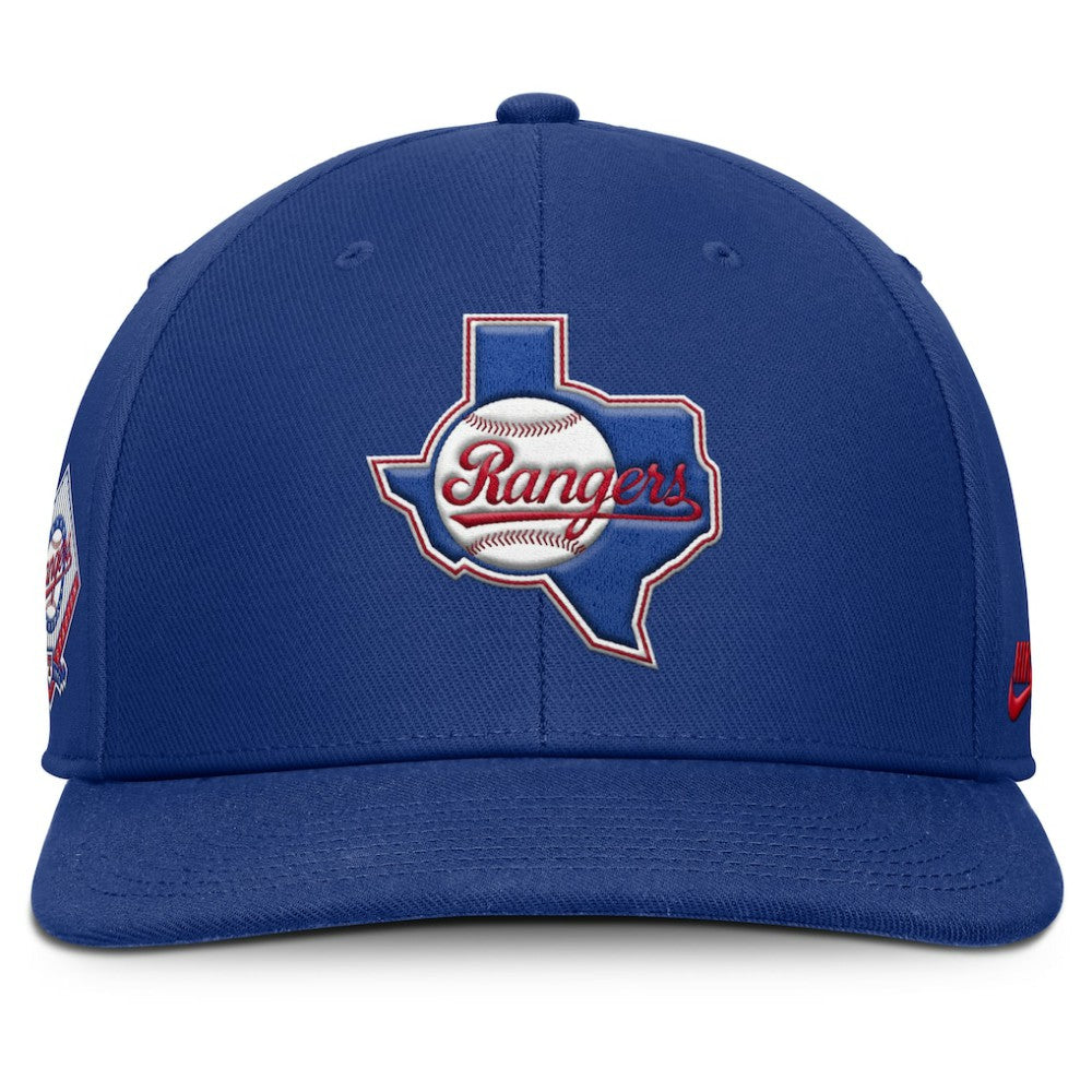 Texas Rangers Nike Pro Performance Snapback Hat - Royal Hats